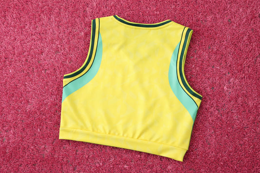 Brazil Women Cropped Jersey 2
