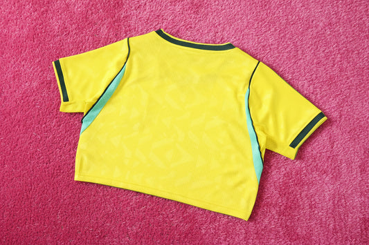 Brazil Women Cropped Jersey