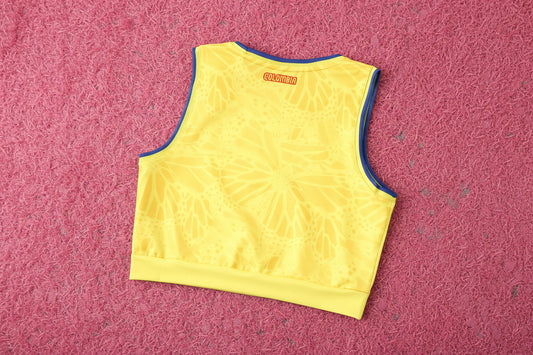 Colombia Women Cropped Jersey 2