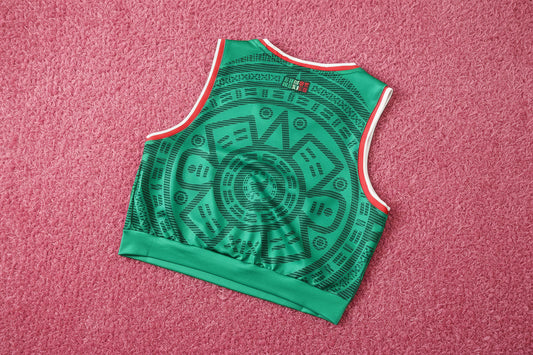 Mexico Women Cropped Jersey 2