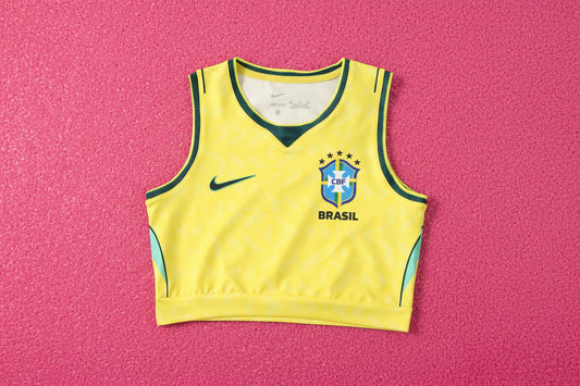 Brazil Women Cropped Jersey 2