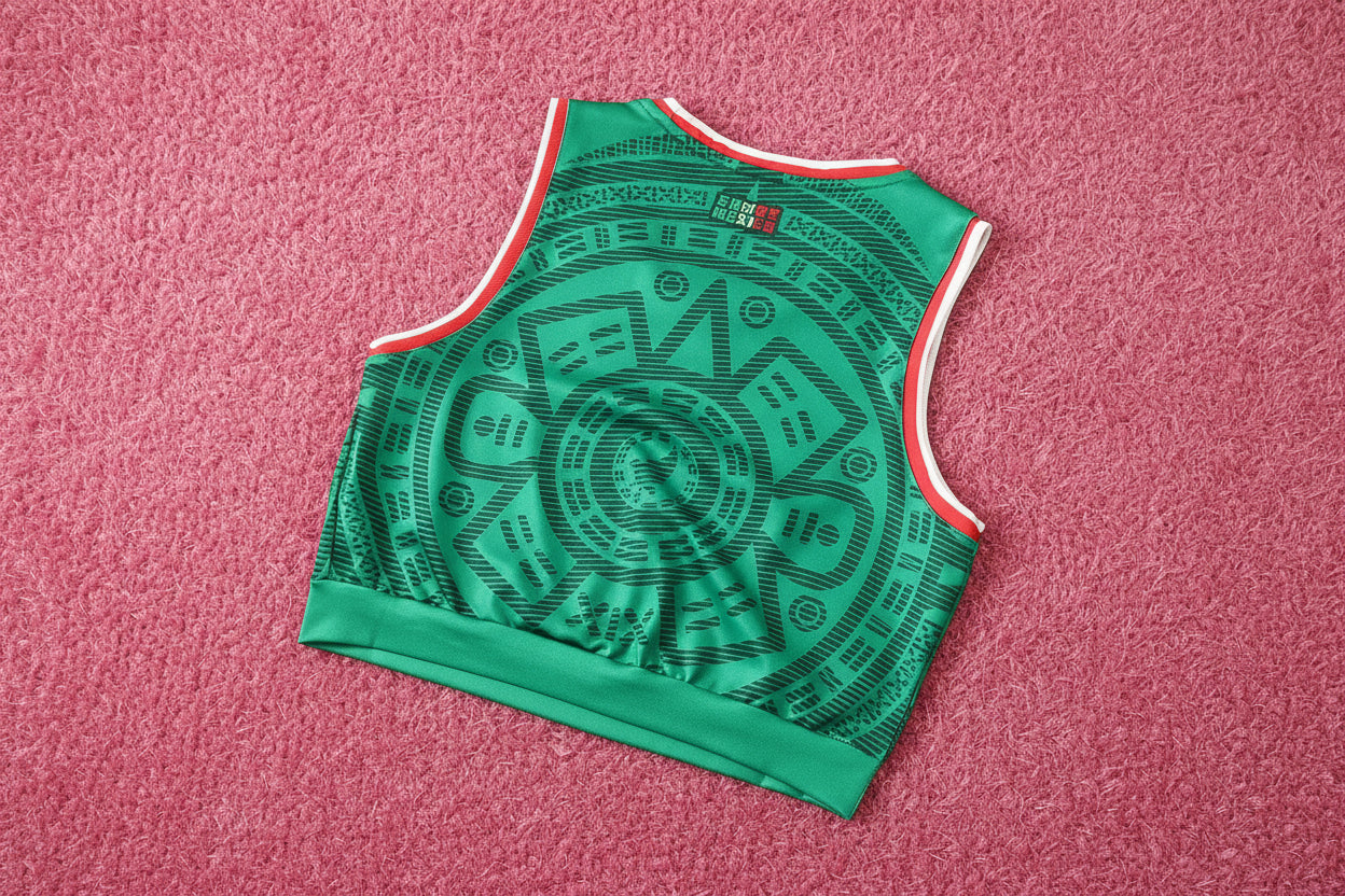 Mexico Women Cropped Jersey 2