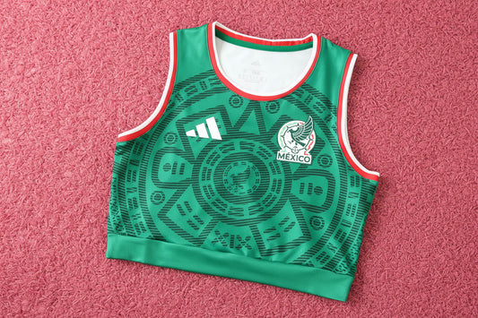 Mexico Women Cropped Jersey 2