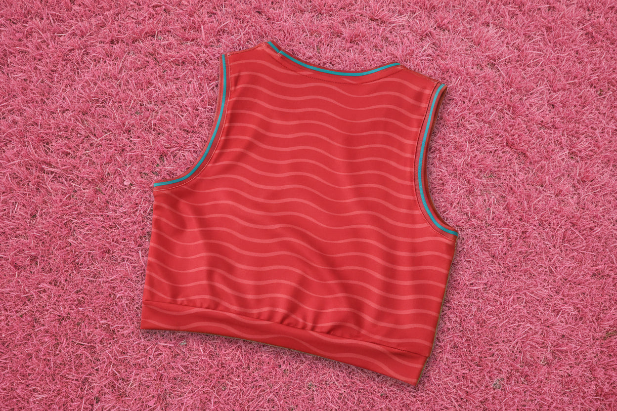 Portugal Women Cropped Jersey 2