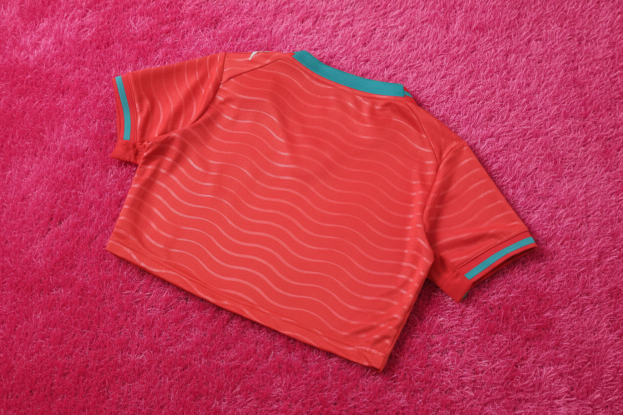 Portugal Women Cropped Jersey