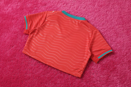 Portugal Women Cropped Jersey