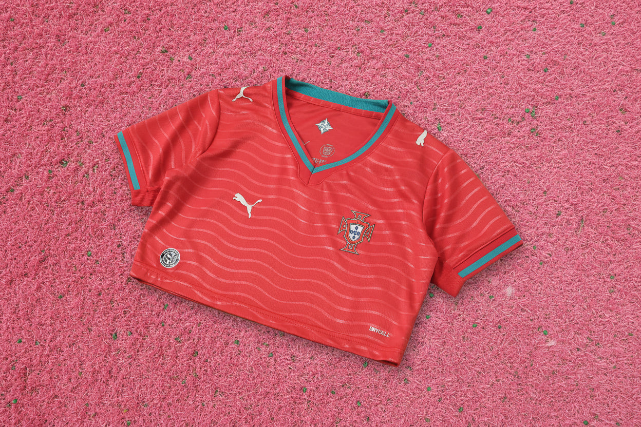 Portugal Women Cropped Jersey