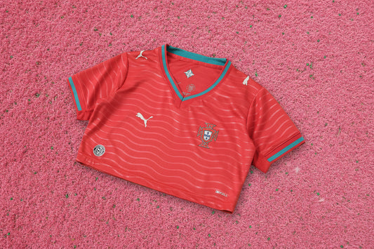 Portugal Women Cropped Jersey